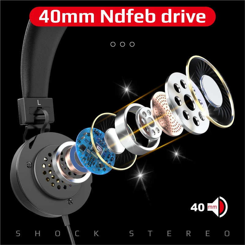 NeoTone ST900 – Auriculares Hi-Res Gaming y Estudio con Cable 3.5mm