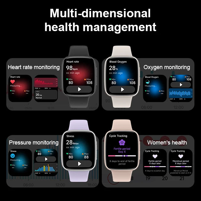 Reloj Inteligente Premium Waterproof para Fitness y Uso Diario