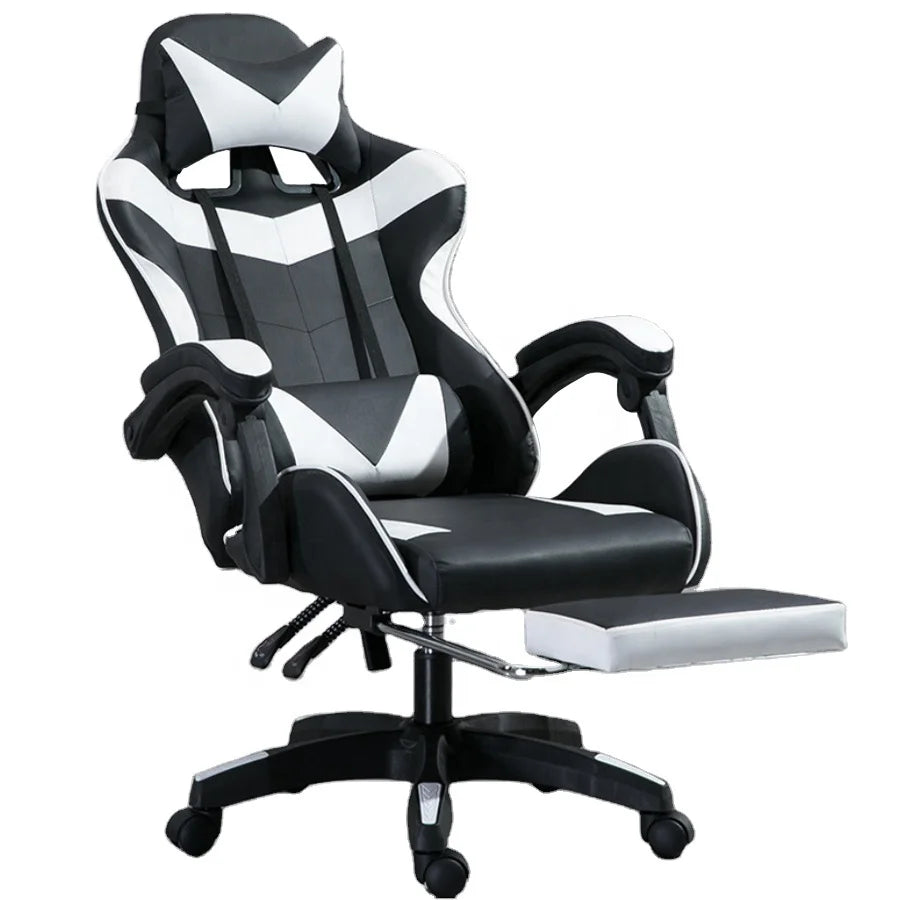 Silla Gamer Azul con Función de Masaje
