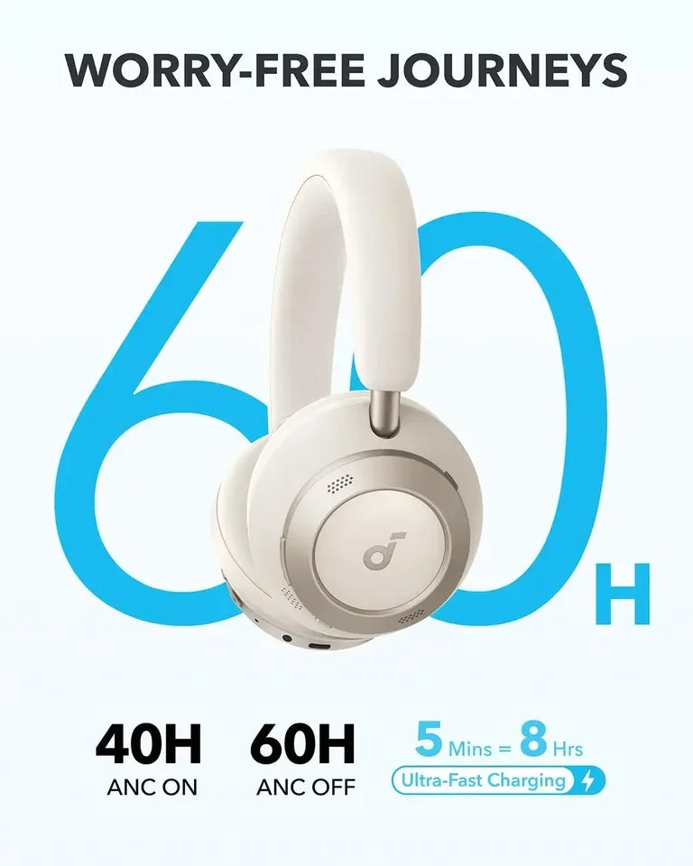 AetherSpace One Pro – Auriculares ANC 60H con 6 Micrófonos