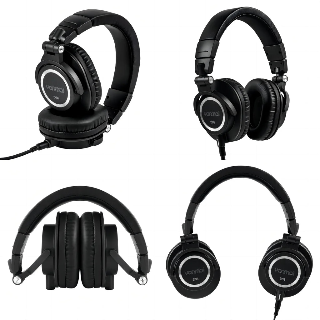 NeoStudio D98 – Auriculares de Estudio Hi-Res para DJ y Grabación