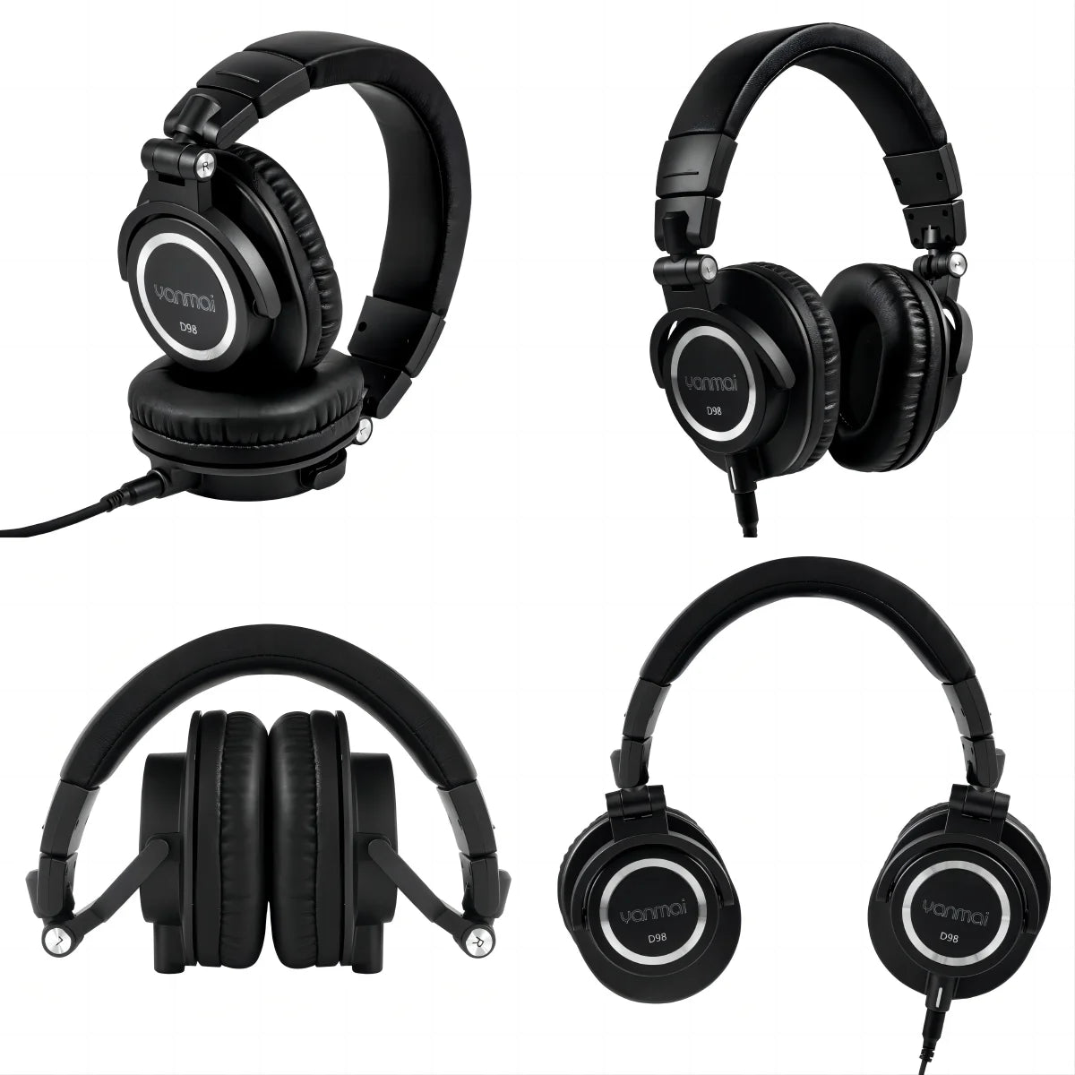 NeoStudio D98 – Auriculares de Estudio Hi-Res para DJ y Grabación