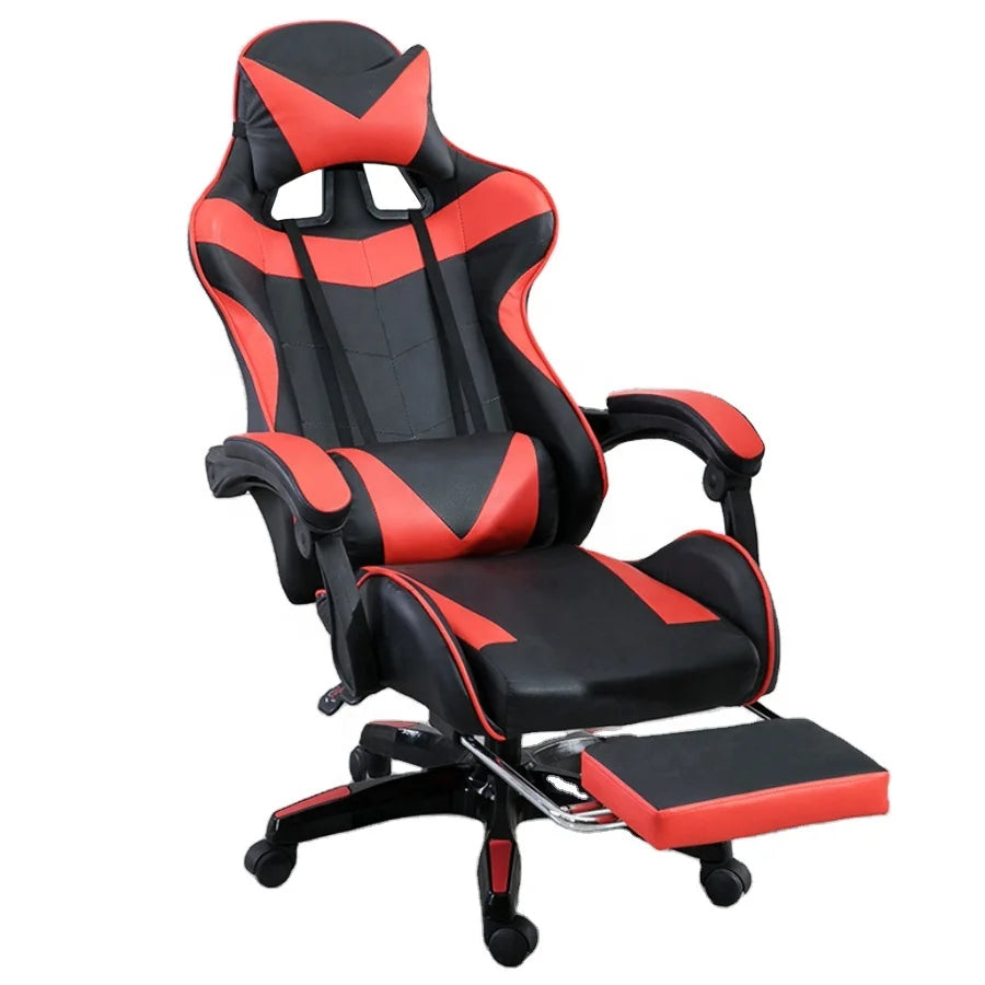 Silla Gamer Azul con Función de Masaje