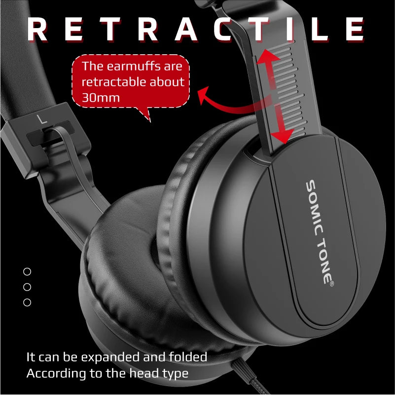 NeoTone ST900 – Auriculares Hi-Res Gaming y Estudio con Cable 3.5mm