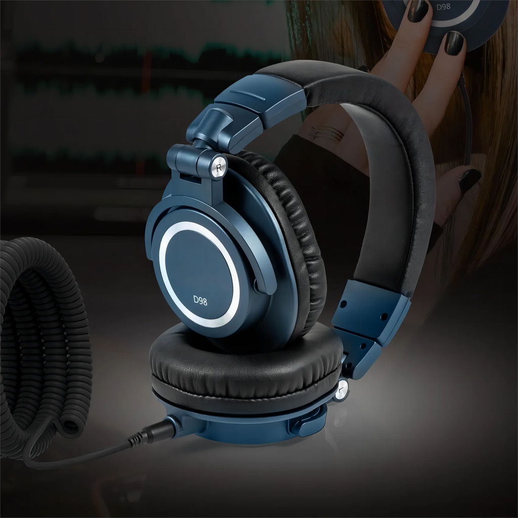 NeoStudio D98 – Auriculares de Estudio Hi-Res para DJ y Grabación