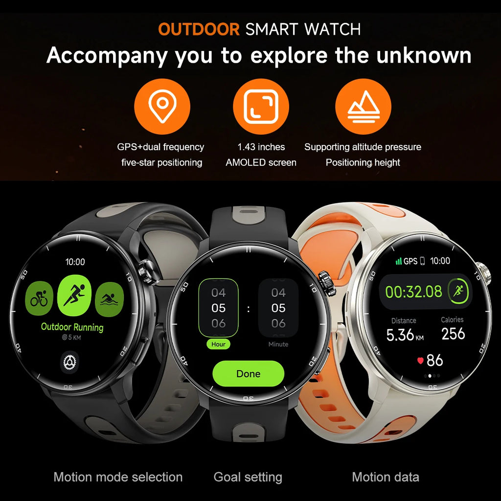 S666 Smartwatch Premium para Outdoor y Deportes Extremos