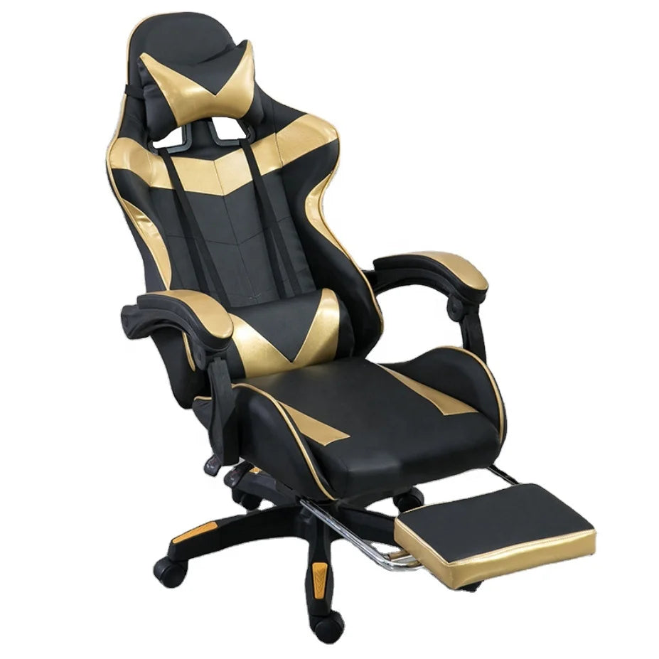 Silla Gamer Azul con Función de Masaje