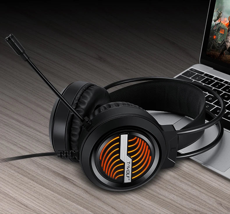 NeoWolf H130 – Headset Gaming RGB 3D Surround con Cancelación de Ruido