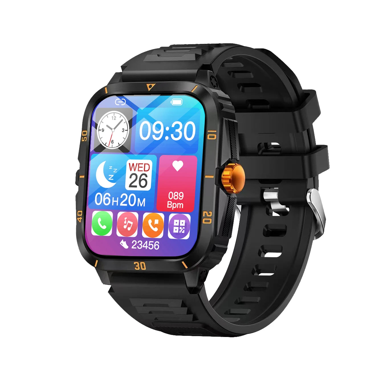 Reloj Inteligente H23 Square con Bluetooth Call y Fitness Tracker