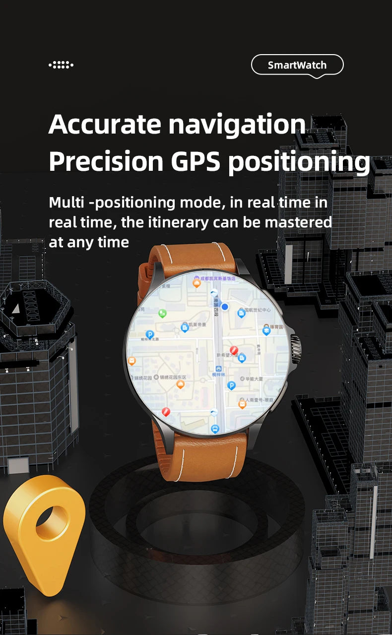 GT200 Smartwatch Deportivo con GPS, WiFi y Monitor Cardíaco