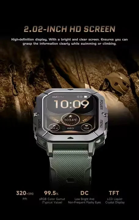 Reloj Inteligente C28 Ultra 2 con Monitor de Salud y Deportes
