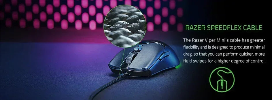 Razer Viper Mini Mouse Gaming Ultraligero RGB 8500 DPI