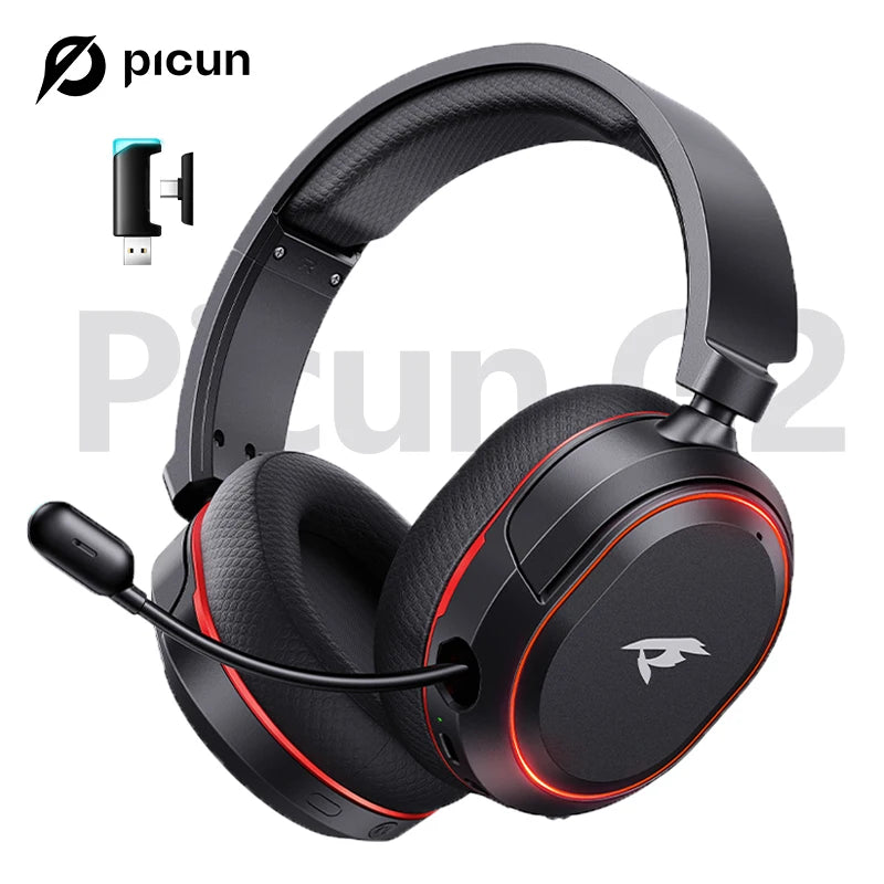 Picun G2 Auriculares Gaming Inalámbricos 7.1