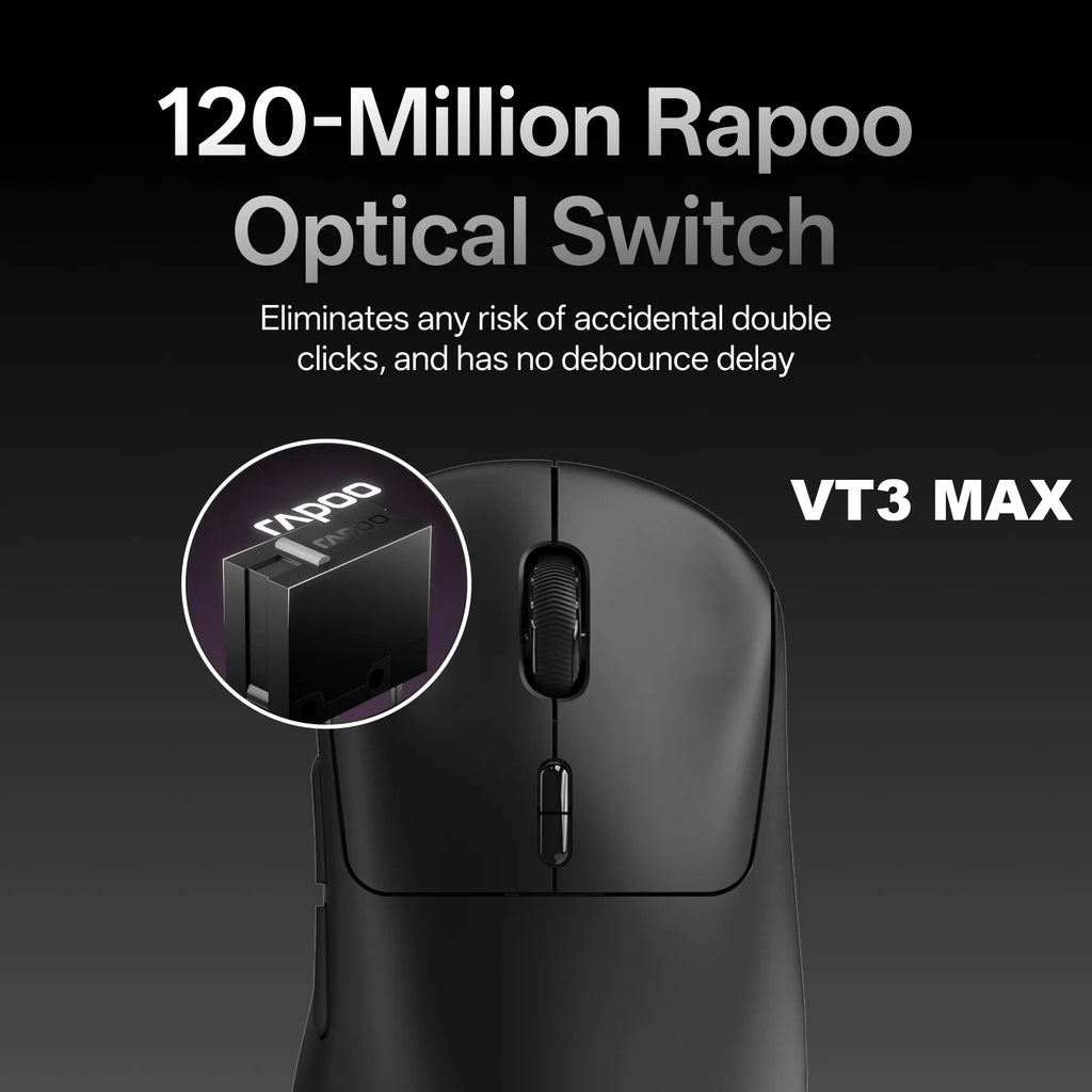 Mouse Gaming Profesional Rapoo VT3Pro 59g Ultra Ligero