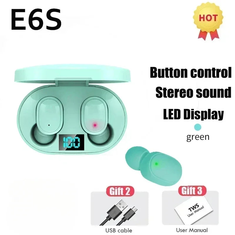 NeoPods E6S – Auriculares Inalámbricos TWS con Cancelación de Ruido