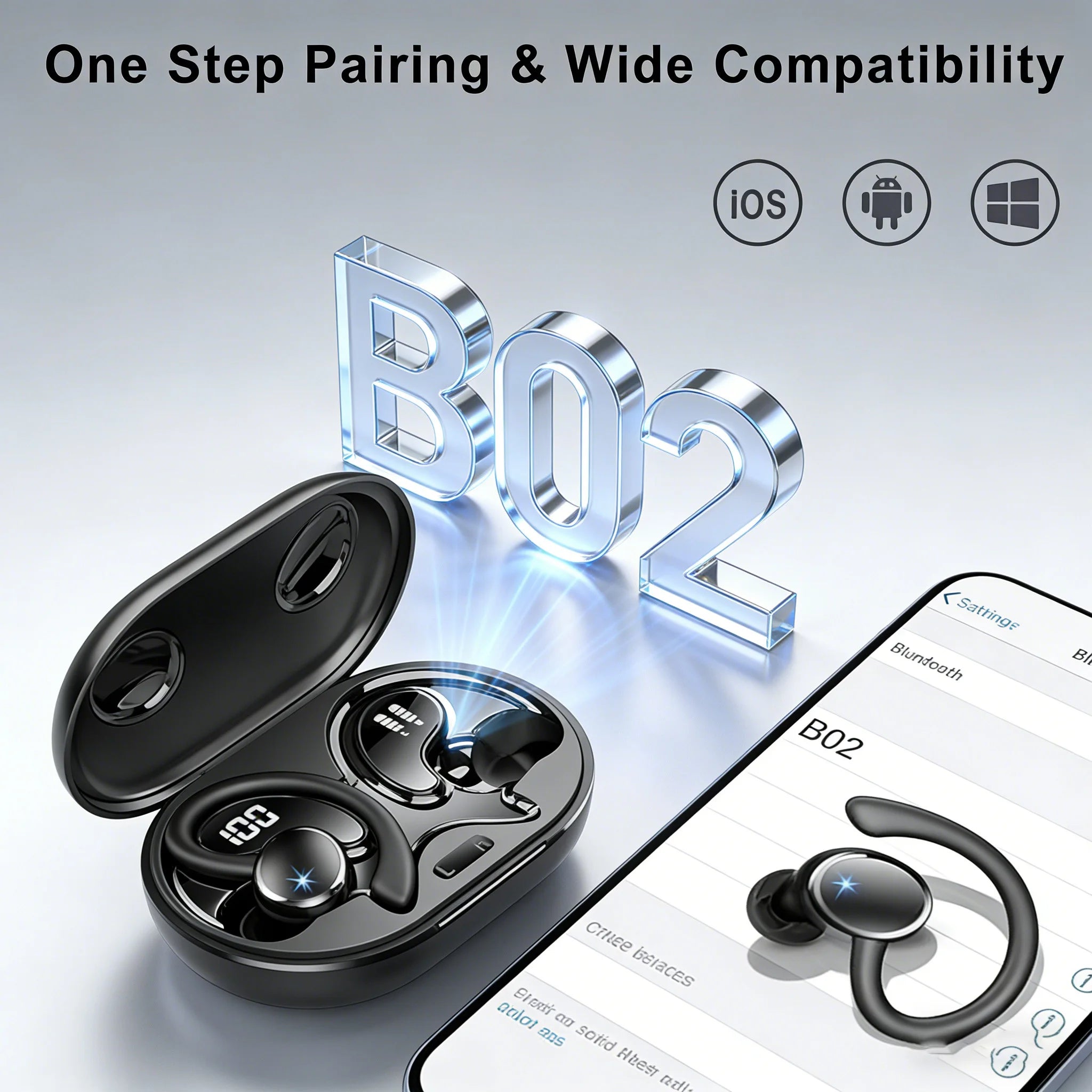 NeoSound 50 – Auriculares Bluetooth 5.4 Sport Inalámbricos