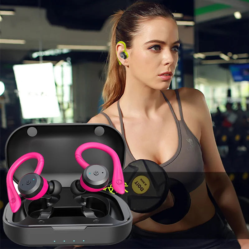 AudioFit Sport – Auriculares Bluetooth Impermeables IPX7 con 20 Horas de Batería