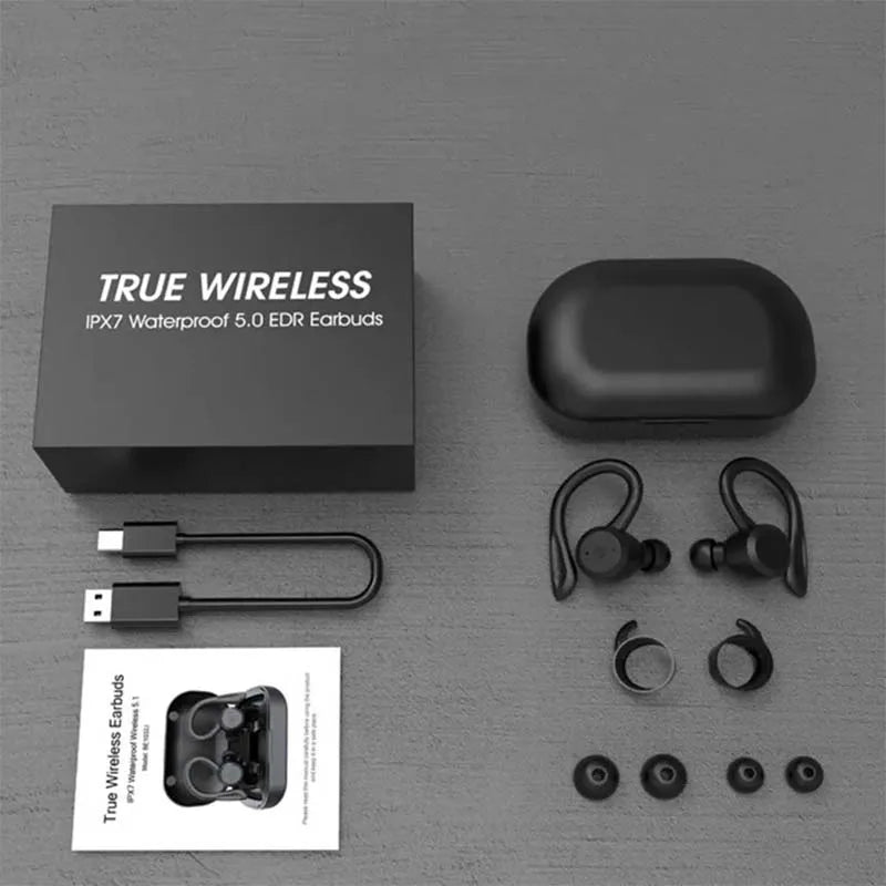 AudioFit Sport – Auriculares Bluetooth Impermeables IPX7 con 20 Horas de Batería