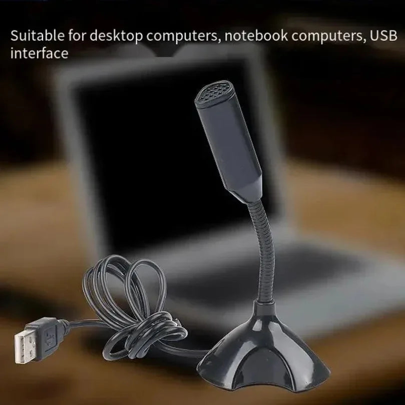 FlexiStand USB – Micrófono Ajustable para Estudio y Gaming