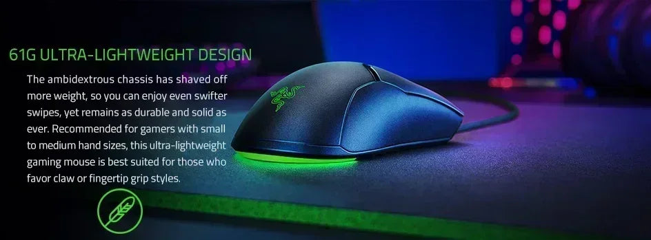 Razer Viper Mini Mouse Gaming Ultraligero RGB 8500 DPI