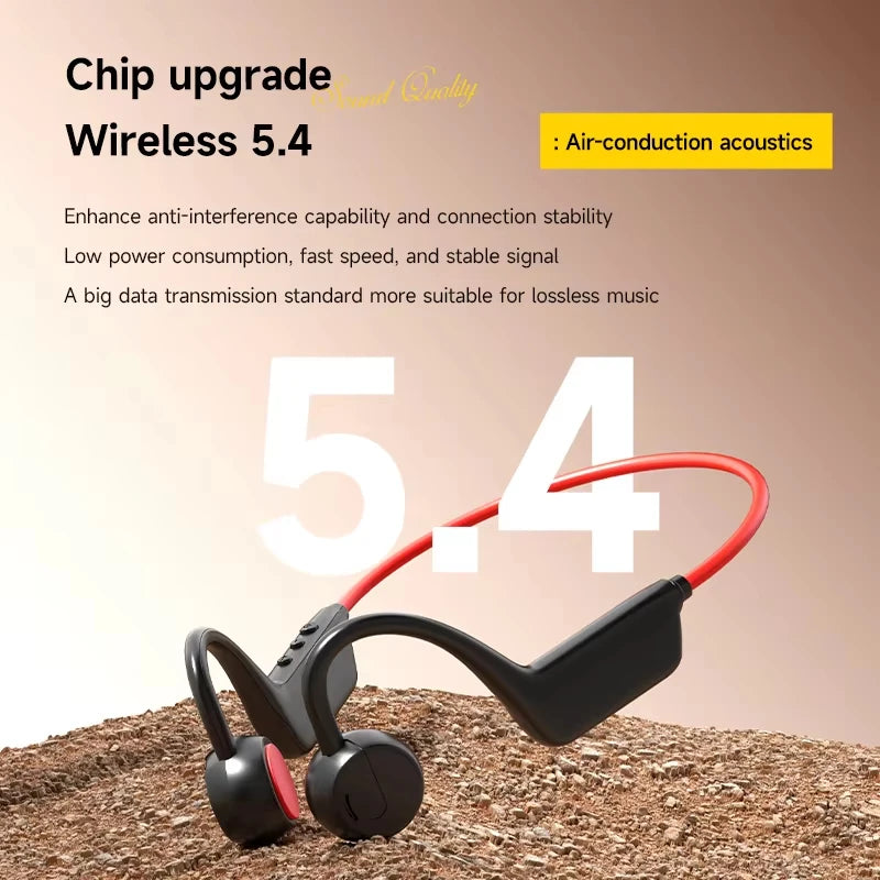 Auriculares Bluetooth 5.4 de Conducción Ósea para Natación y Deporte IPX8