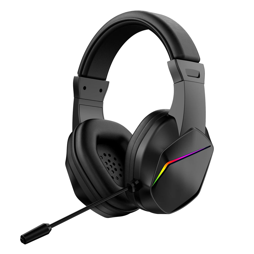 Auriculares Gaming Inalámbricos con Luces LED y Baja Latencia
