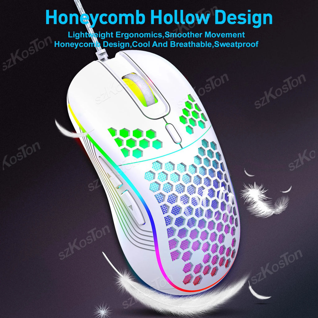 Mouse Gamer Wired con Diseño Cómodo y Alta Precisión