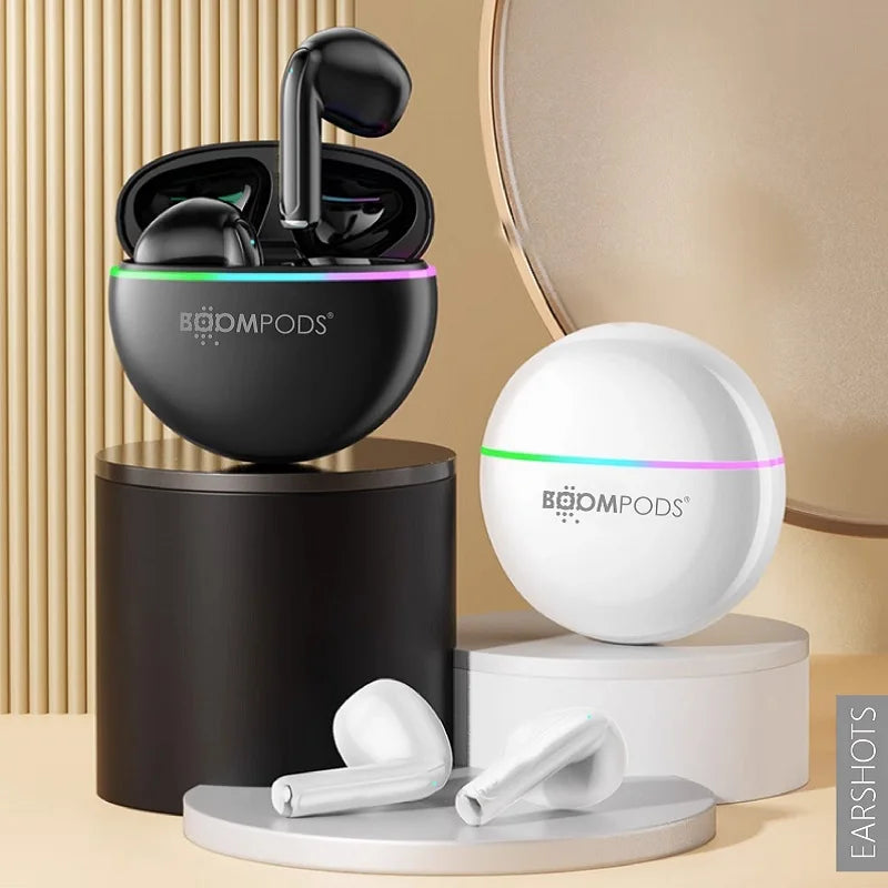 NeoLight Air – Auriculares Bluetooth LED con Control Táctil