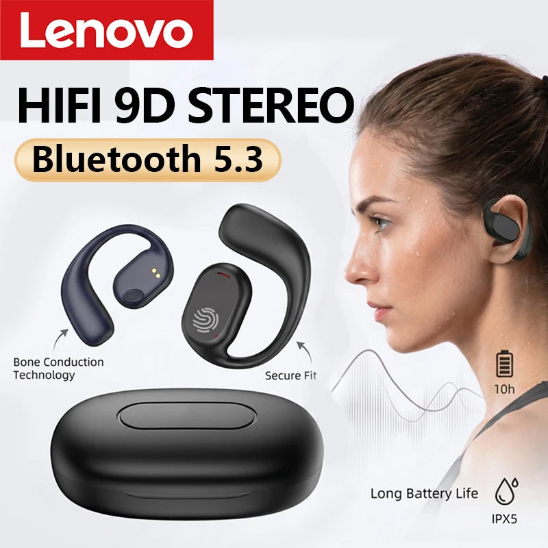 Lenovo SportPods – Auriculares Inalámbricos Resistentes al Agua IPX5
