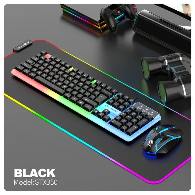 NeoGTX 350 – Combo Gamer Teclado + Mouse RGB LED