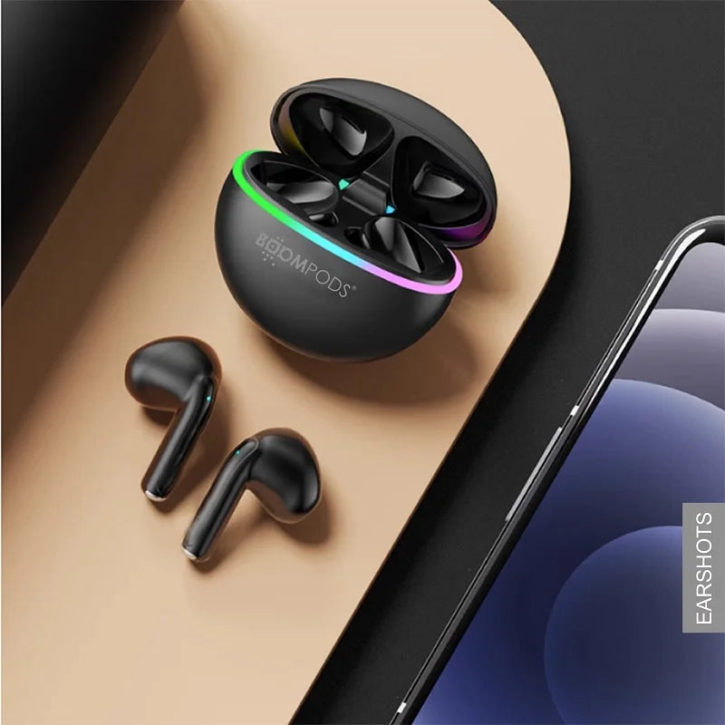 NeoLight Air – Auriculares Bluetooth LED con Control Táctil