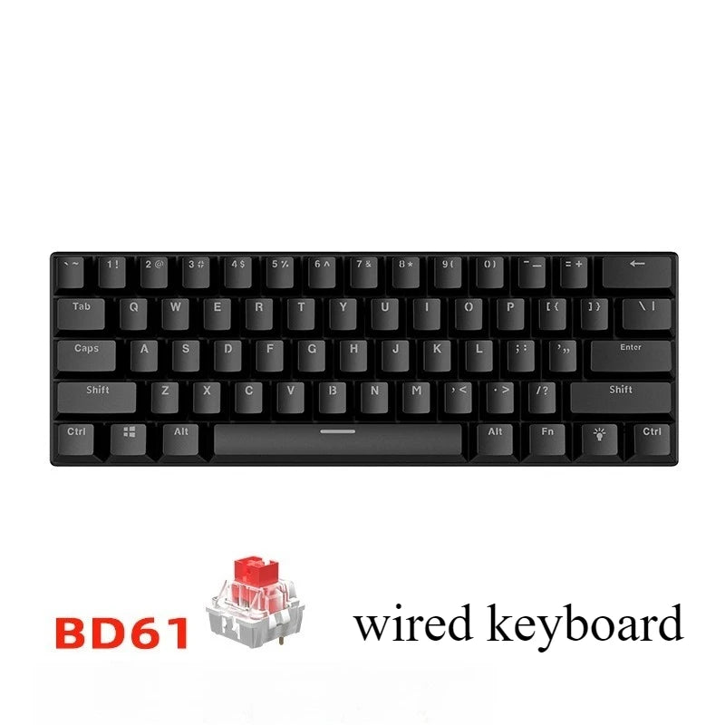 Nova60 White – Teclado Mecánico 60% Gaming Blanco RGB para PC, Laptop y Oficina