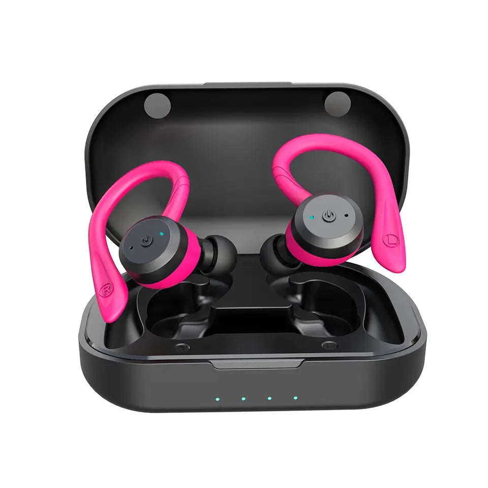 AudioFit Sport – Auriculares Bluetooth Impermeables IPX7 con 20 Horas de Batería