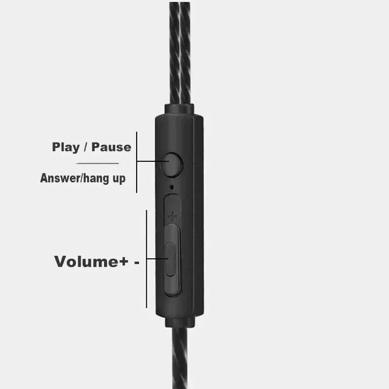 NeoBass 3.5 – Auriculares In-Ear con Cable HIFI, Graves Potentes, Micrófono para Gaming, Música y Llamadas