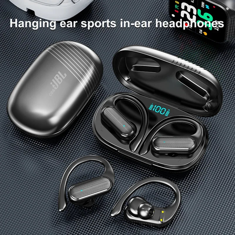 AeroBass A520 – Auriculares Bluetooth Deportivos con Gancho y Micrófono