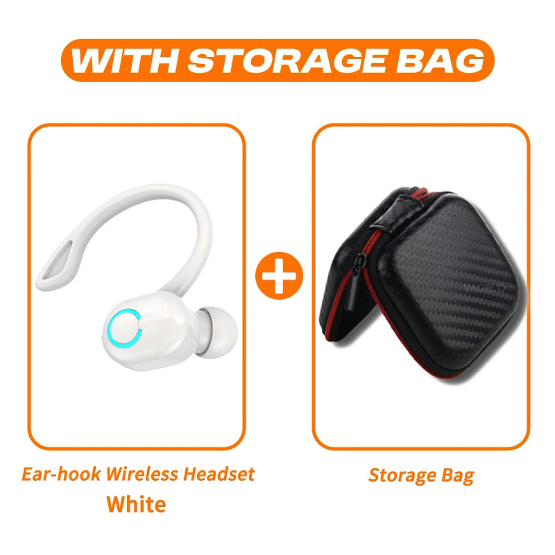 AeroBass Hook – Auriculares Bluetooth Deportivos con Gancho, Graves Potentes y Micrófono HD
