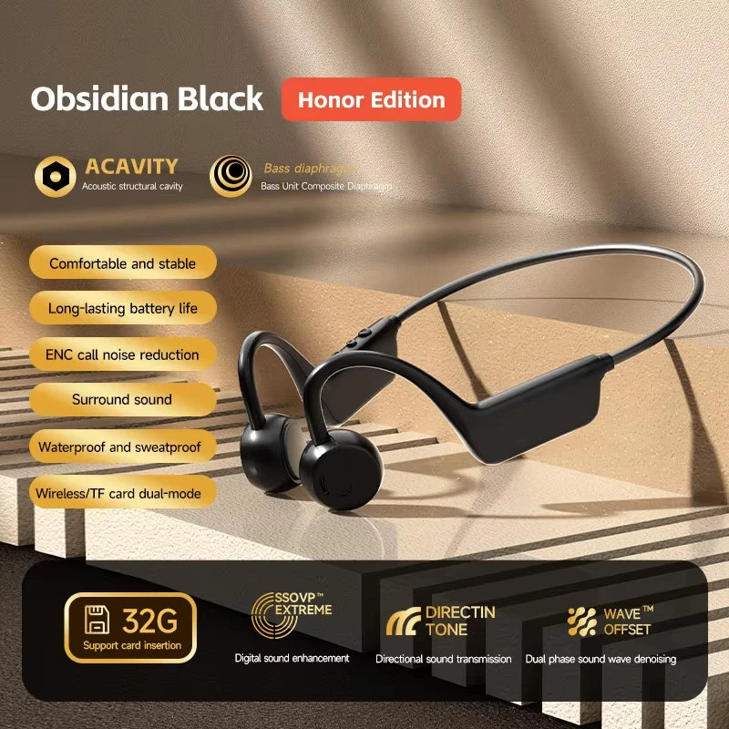 Auriculares Bluetooth 5.4 de Conducción Ósea para Natación y Deporte IPX8