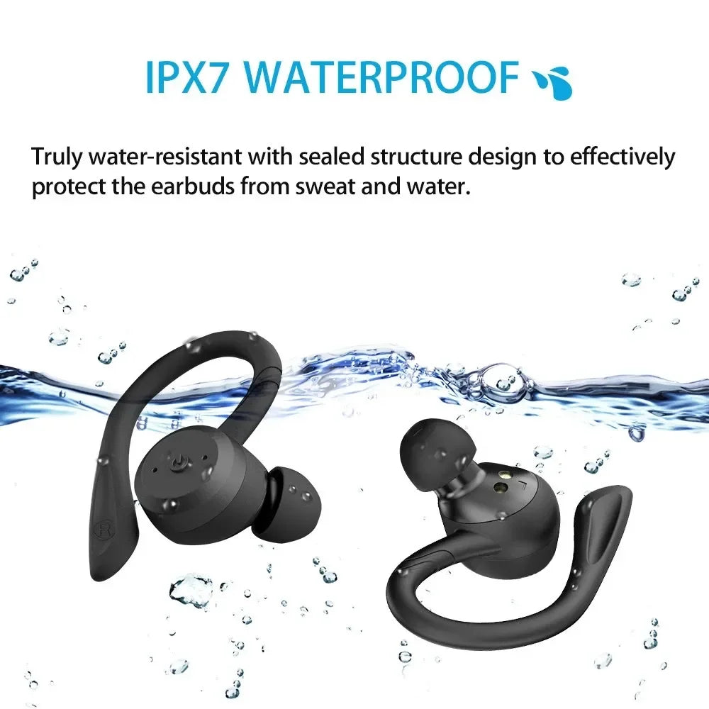 AudioFit Sport – Auriculares Bluetooth Impermeables IPX7 con 20 Horas de Batería