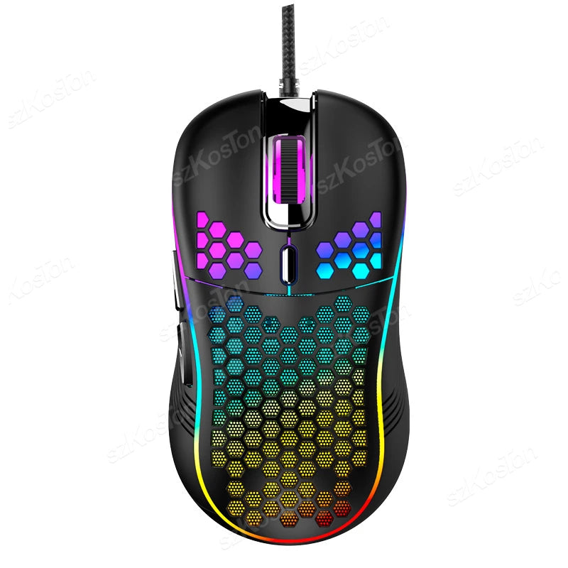 Mouse Gaming RGB 7200 DPI con Diseño Ergonómico