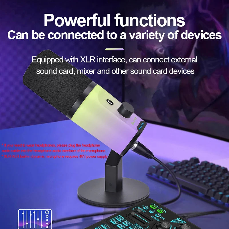 FUHAM TouchMic RGB – Micrófono con Mute Táctil