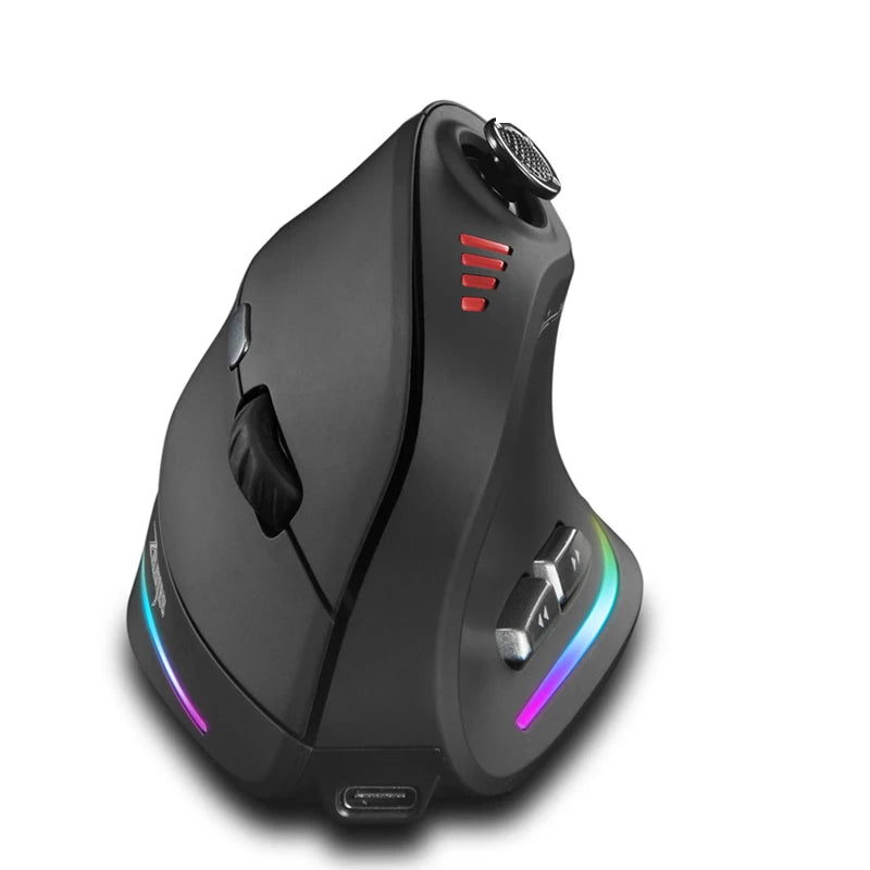 Ratón Gamer RGB Vertical con DPI Ajustable y Cable USB