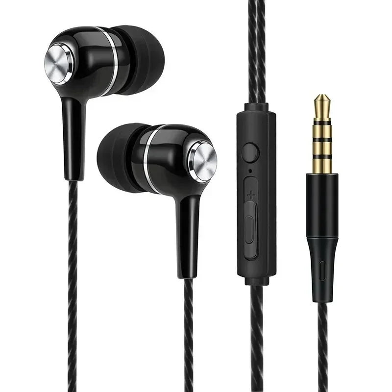 NeoBass 3.5 – Auriculares In-Ear con Cable HIFI, Graves Potentes, Micrófono para Gaming, Música y Llamadas