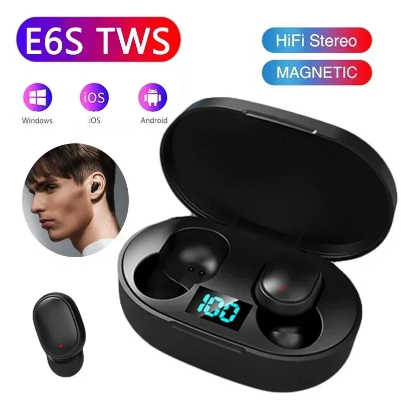 NeoPods E6S – Auriculares Inalámbricos TWS con Cancelación de Ruido