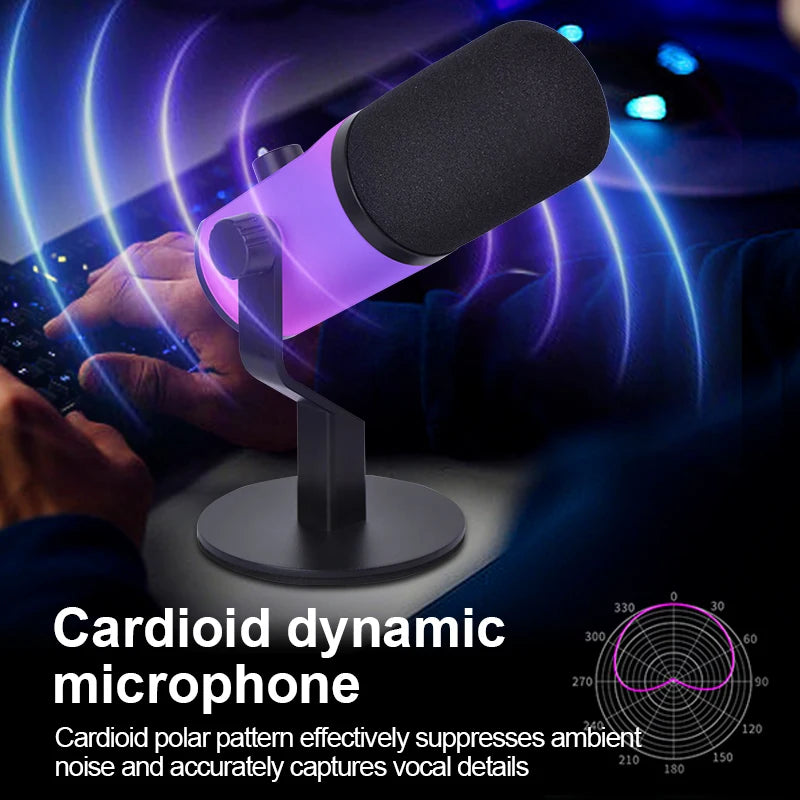 FUHAM TouchMic RGB – Micrófono con Mute Táctil