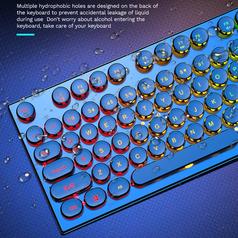 NeoPunk RGB – Teclado Gamer Vintage Punk RGB Esports