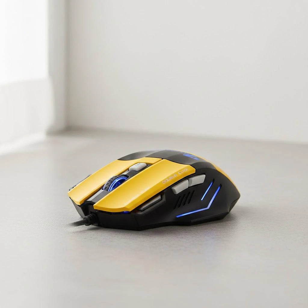Ratón Gamer RGB con Diseño Ergonómico y 7 Botones