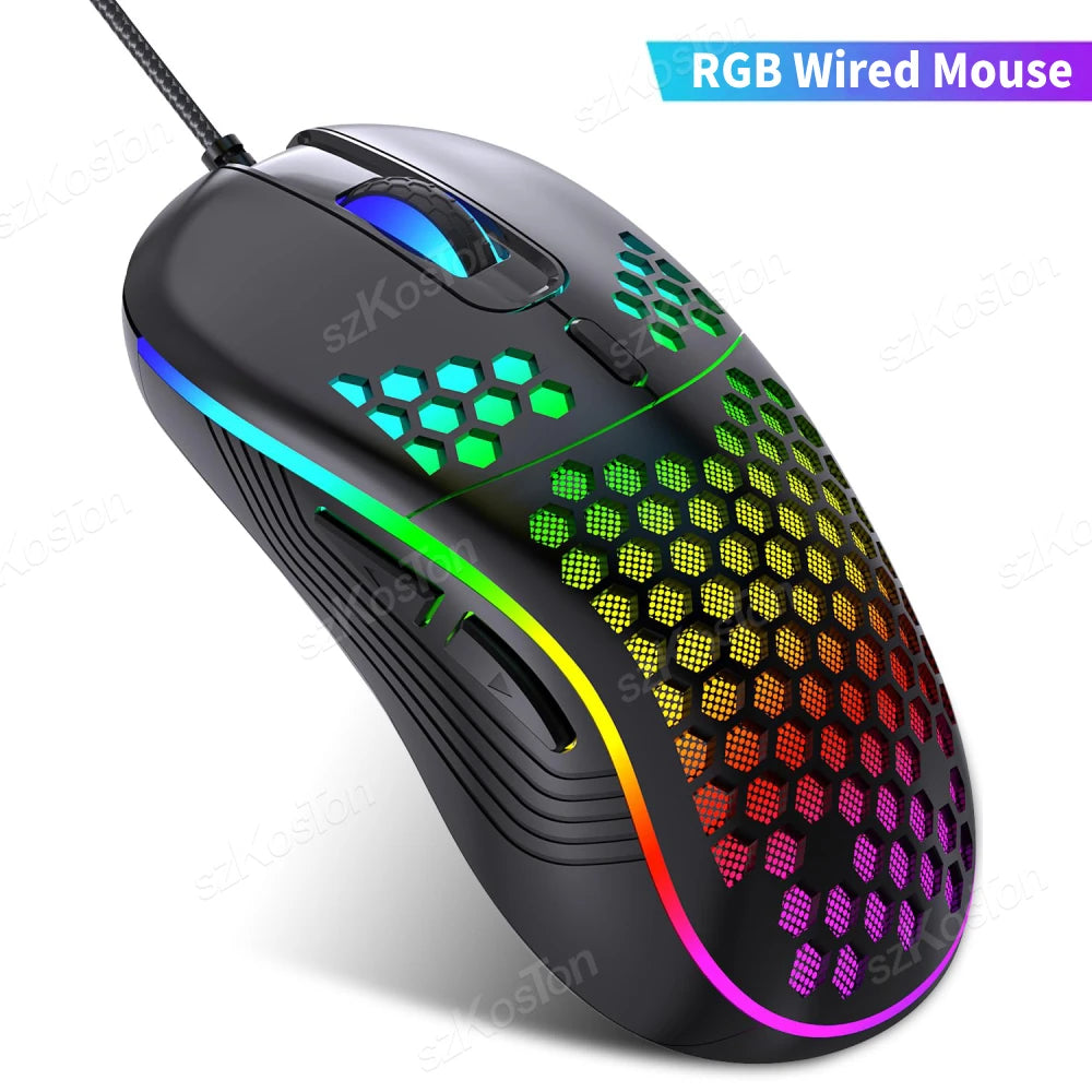 Mouse Gamer Wired con Diseño Cómodo y Alta Precisión