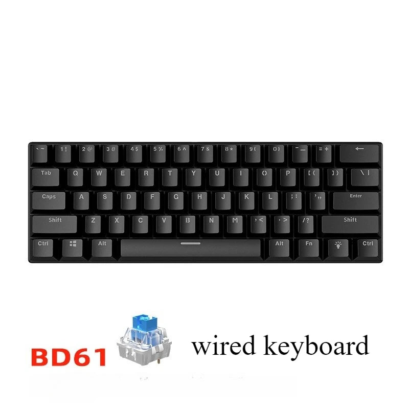 Nova60 White – Teclado Mecánico 60% Gaming Blanco RGB para PC, Laptop y Oficina