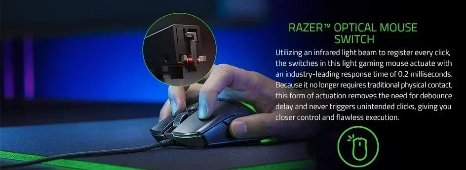 Razer Viper Mini Mouse Gaming Ultraligero RGB 8500 DPI