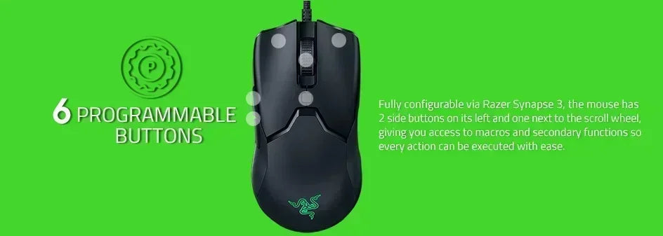 Razer Viper Mini Mouse Gaming Ultraligero RGB 8500 DPI